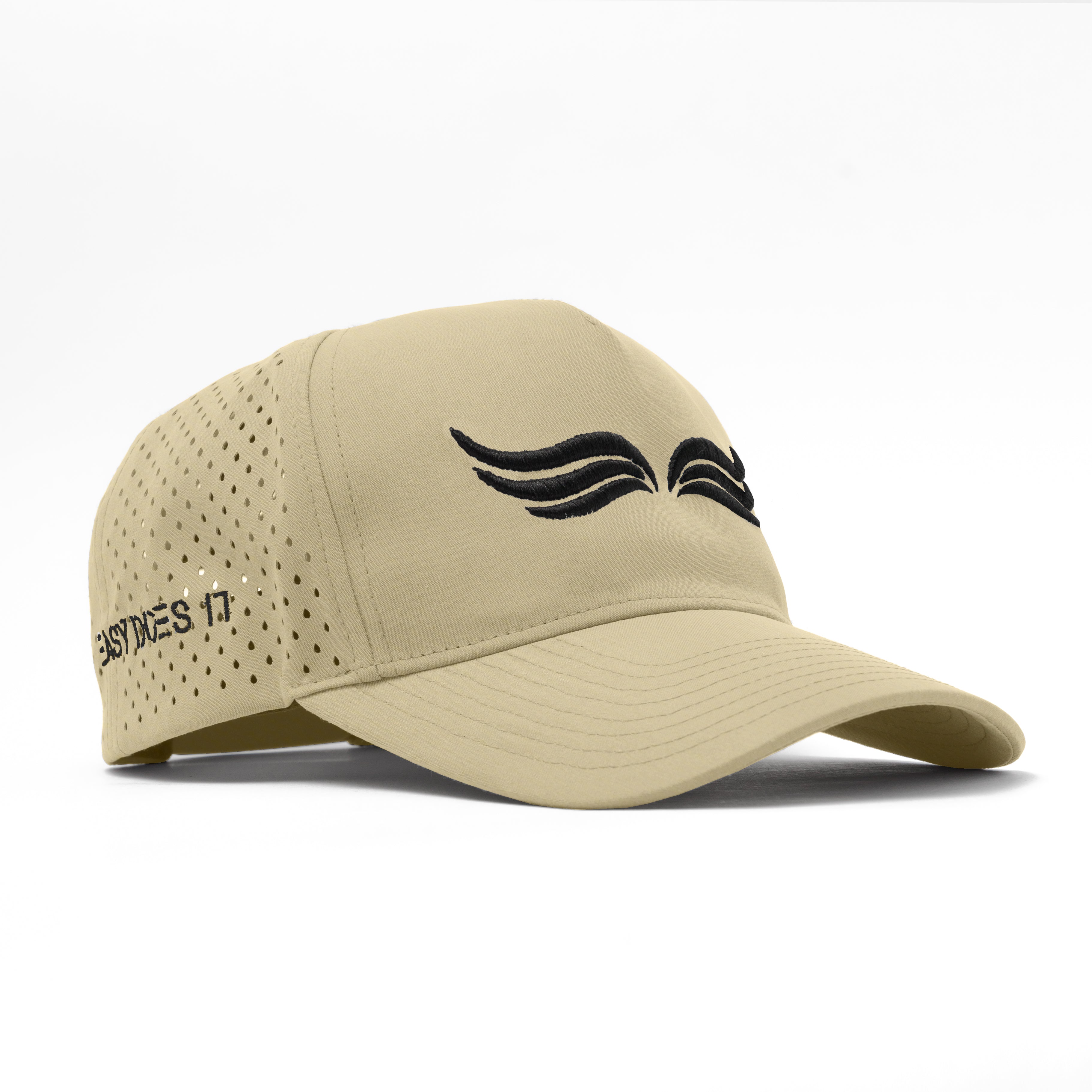 EZ Hat – Sand Shift | Front-facing shot of neutral-tone performance hat